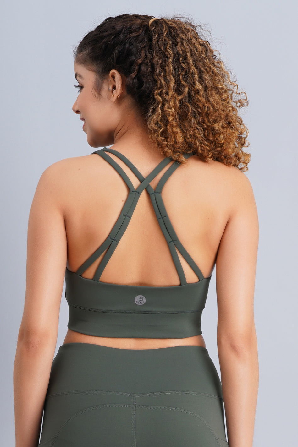 PowerFlex Cross-Back Active Bra Halter Neck