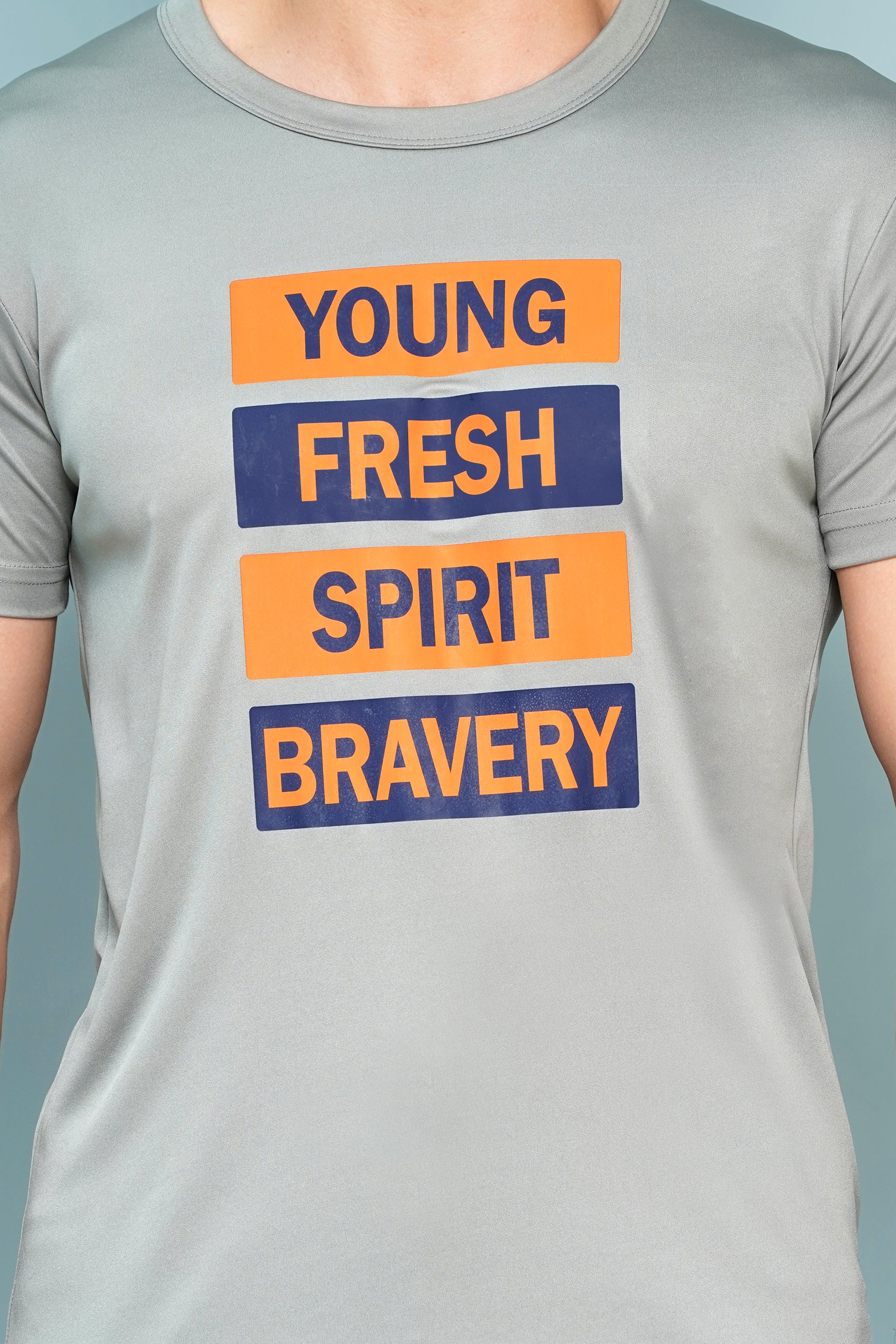 Brillco Men’s “Young Fresh Spirit Bravery” Statement Tee