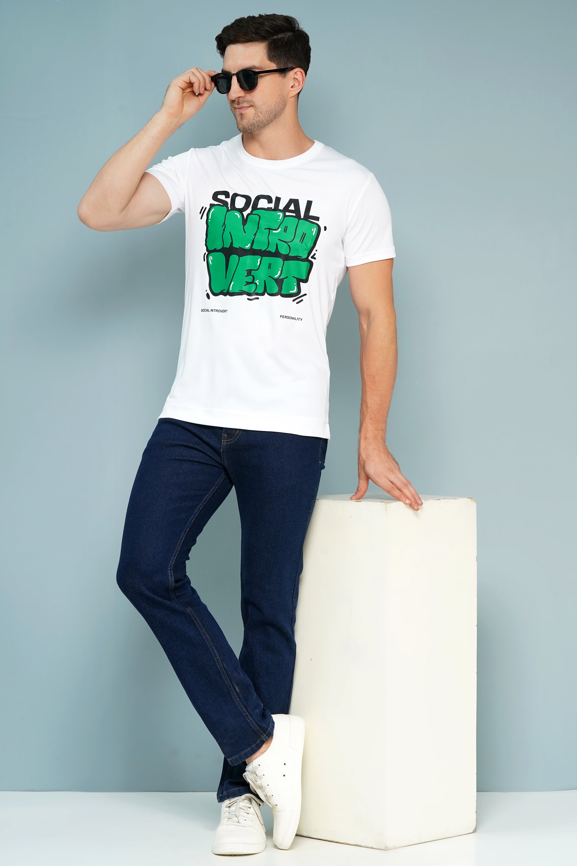 Brillco Men’s “Social Introvert” Bold Graphic Tee