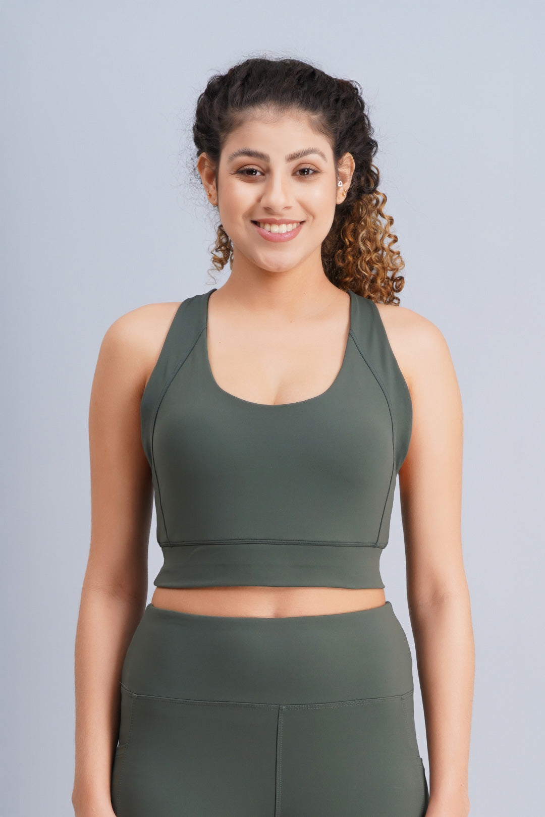PowerFlex Cross-Back Active Bra Halter Neck