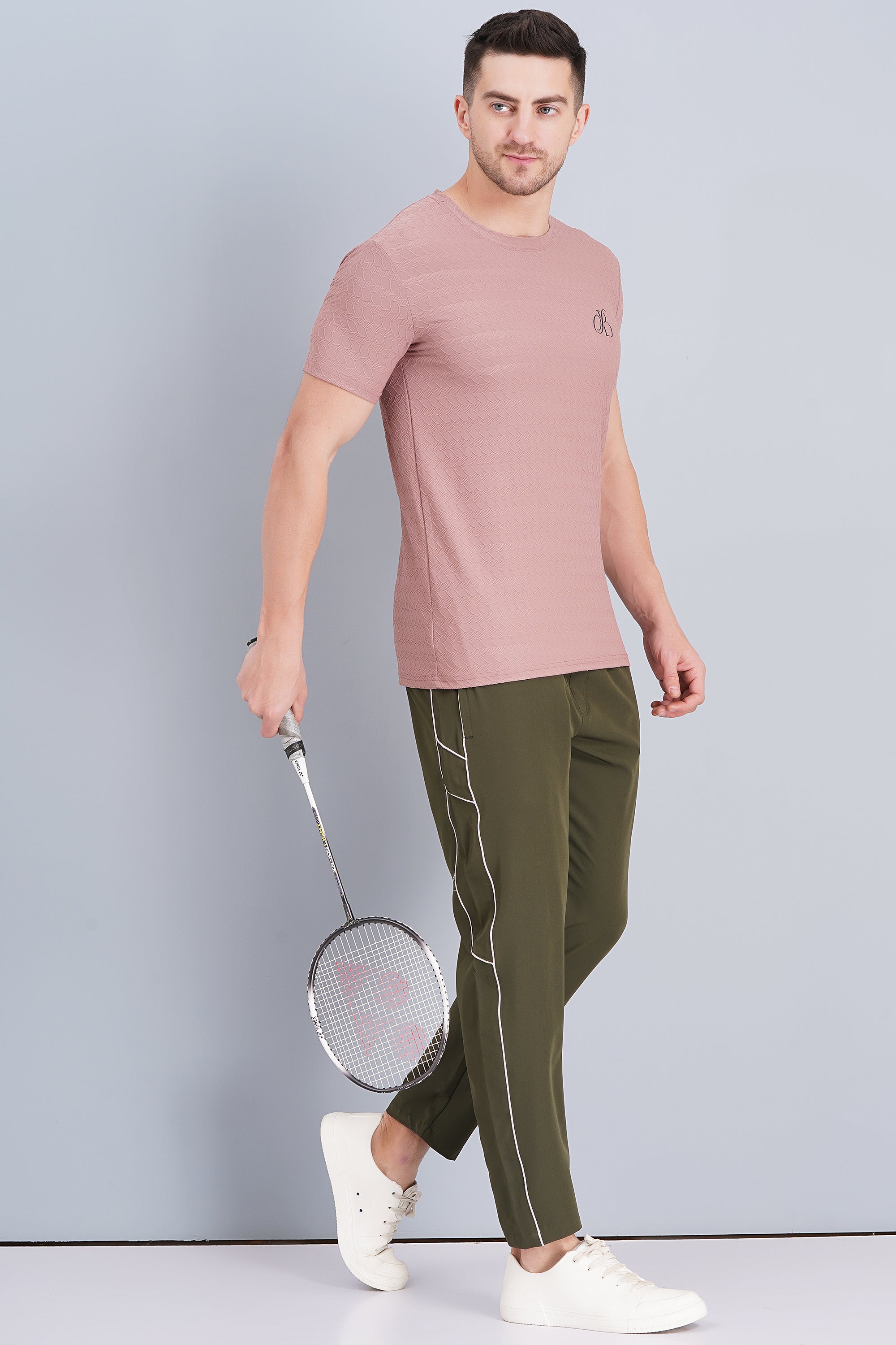 Olive green lower with side piping Design for men